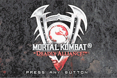 Mortal Kombat - Deadly Alliance Title Screen